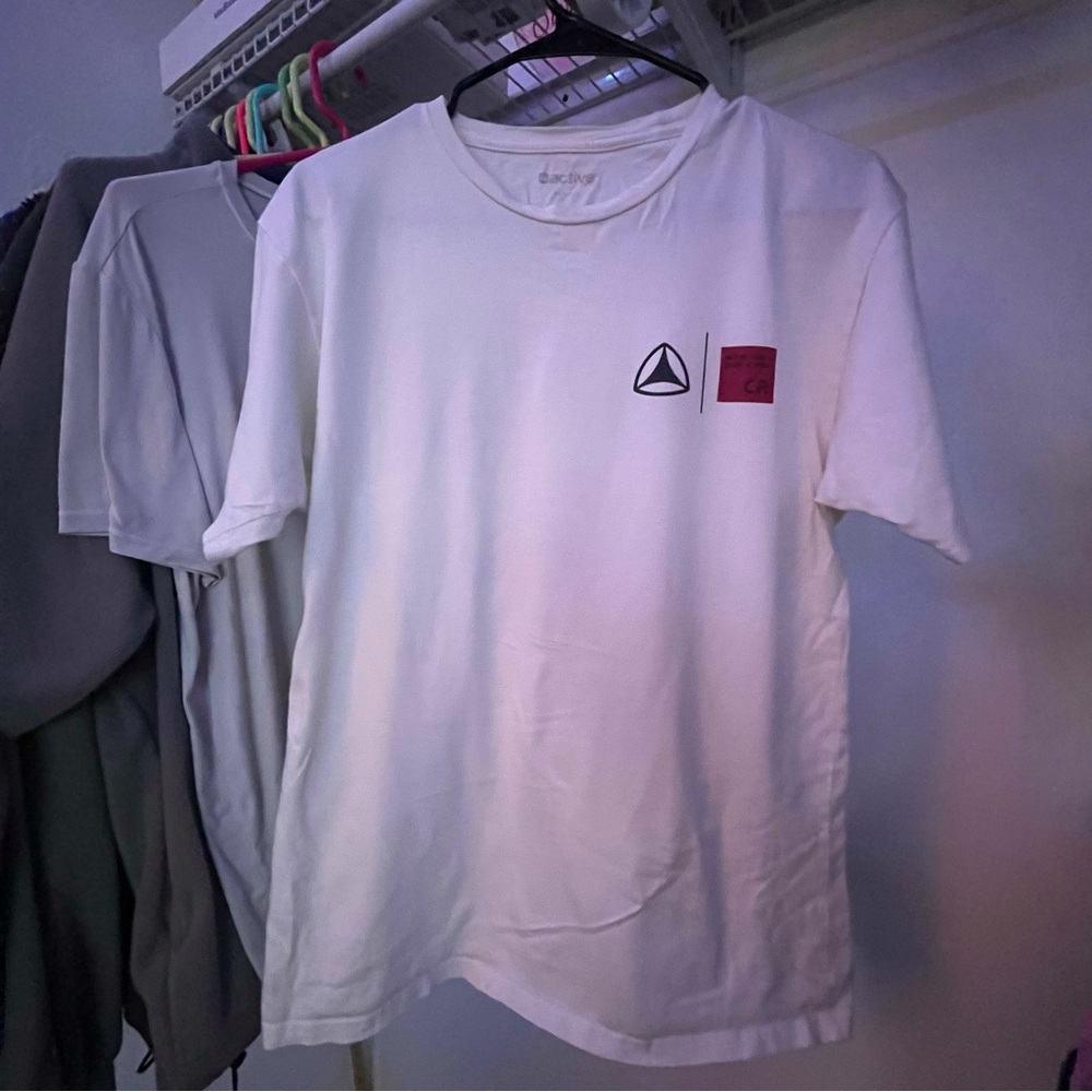 Active Ride White Skating Tee